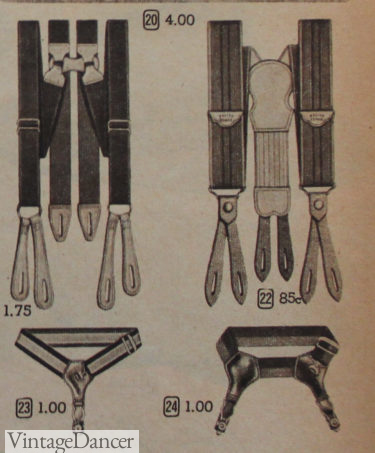 1955 men's suspenders
