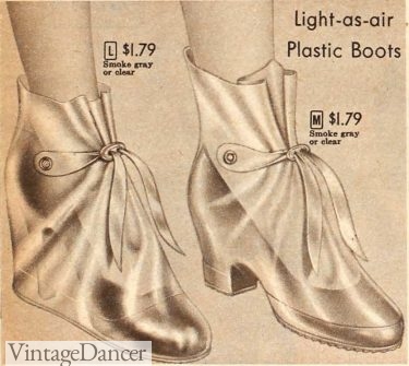 1955 clear rain cover shoes