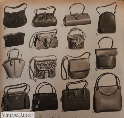 1955 leather day handbags