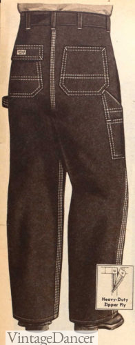 1955 carpenter jeans mens vintage workwear denim pants