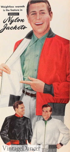 1955 men's nylon reversible jacket