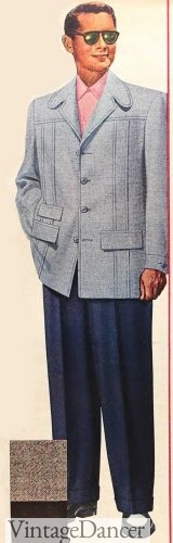 1955 mens casual sport coat