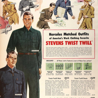 1950s Men’s Workwear & Casual Clothes