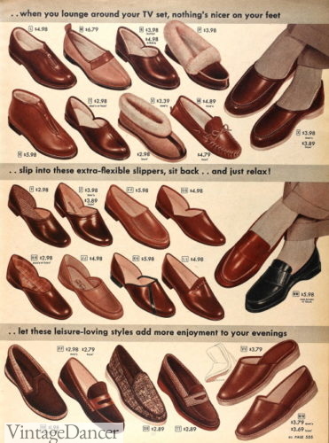 1955 men's slippers