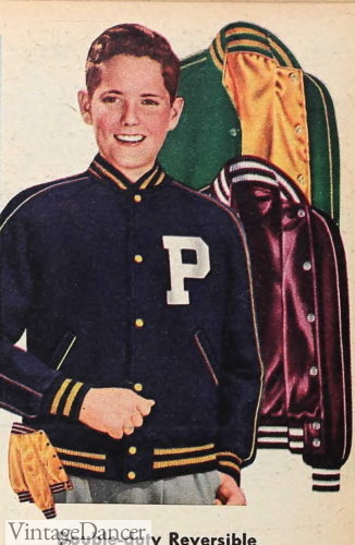 1955 varsity jackets (letter jacket)