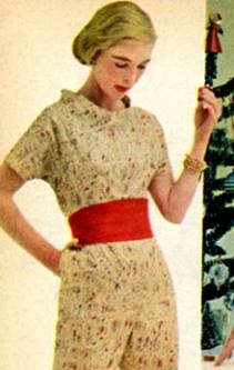 1955 wide obi style sash belt