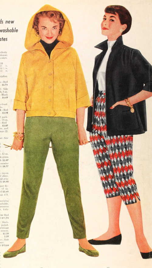 1950's pants outfits