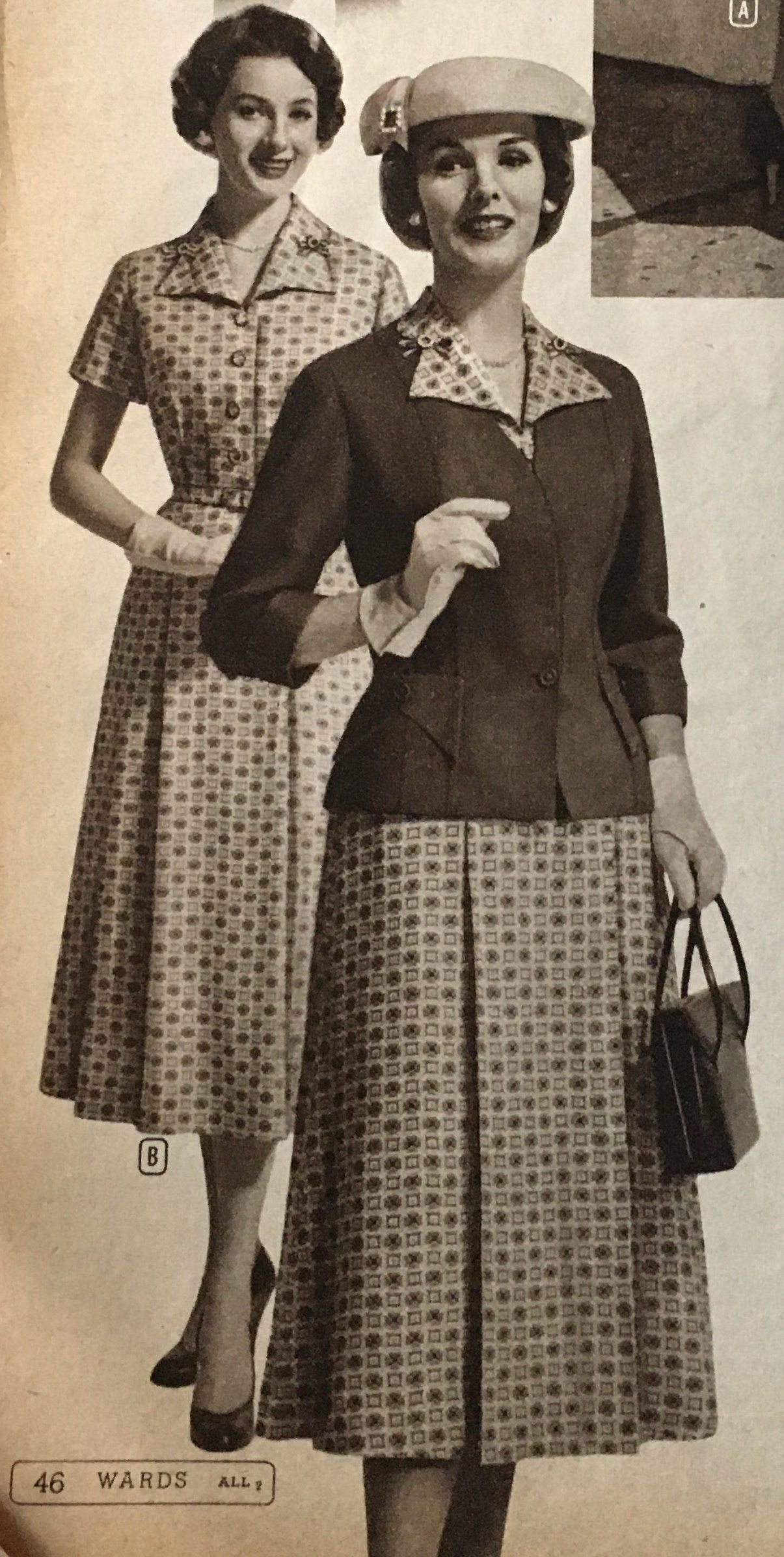 1950s Mature Women Fashion, Mrs. Clothing