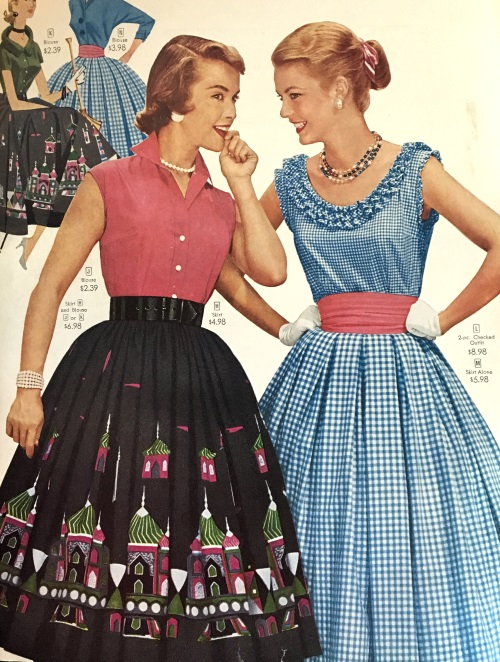 1950s Skirts Styles & History Poodle Skirts, Circle Skirts, Pencil Skirts