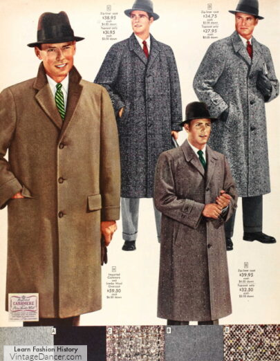1950s mens coats overcoats