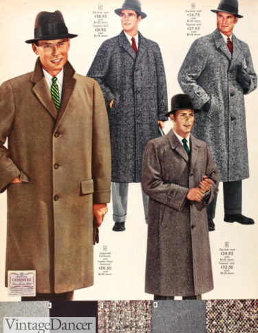 1956 mens 1950s overcoats