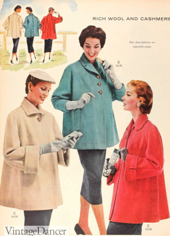 1956 short "topper" coats