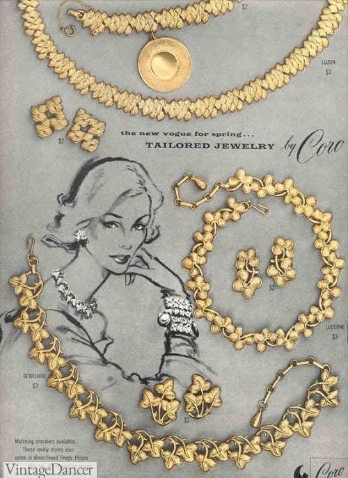 1950s Jewelry Styles and History