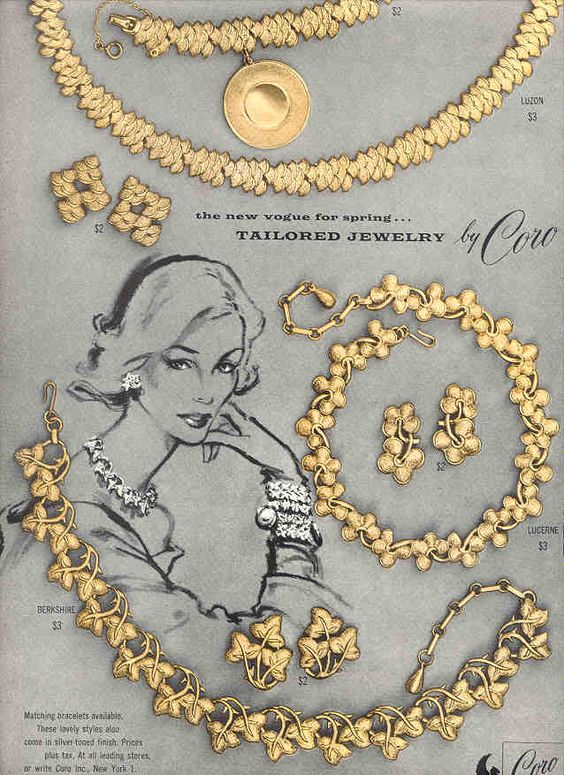 1950s Jewelry Styles and History