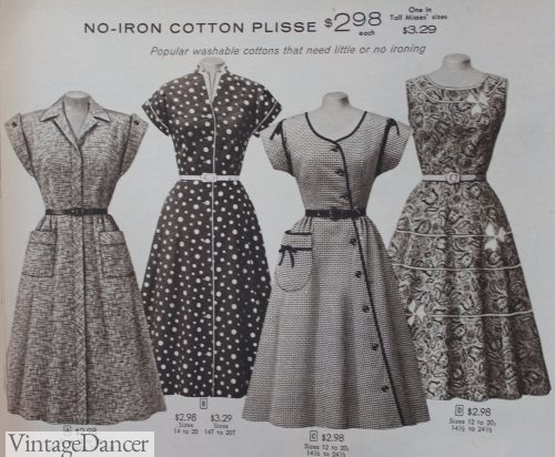 1950s house dresses