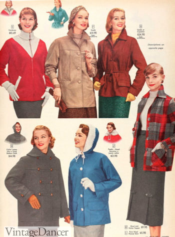 1956 winter casual jackets