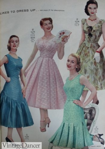 1950s History of Prom, Party, and Formal Dresses
