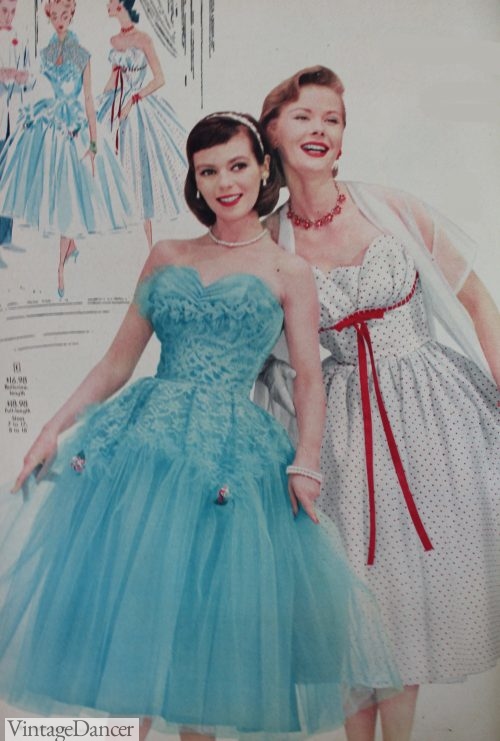 1950s History Of Prom Party Evening And Formal Dresses 1531