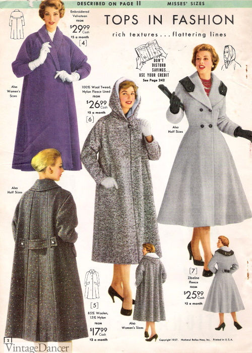 1957 coats women