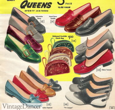 1950s Shoe Styles- History and Shopping Guide