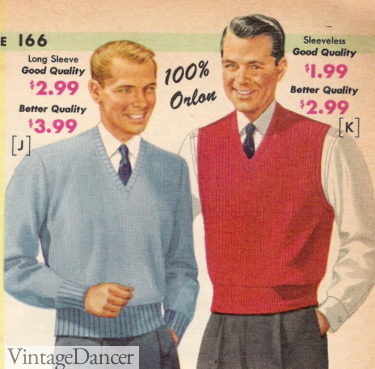 1957 men's sweater and sweater