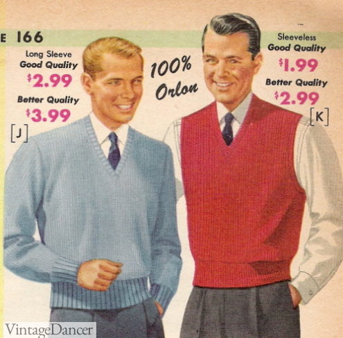 Men's Vintage Sweater Vest History 1910s, 1920s, 1930s, 1940s