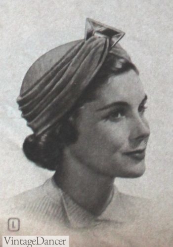1950s turban hat 1957
