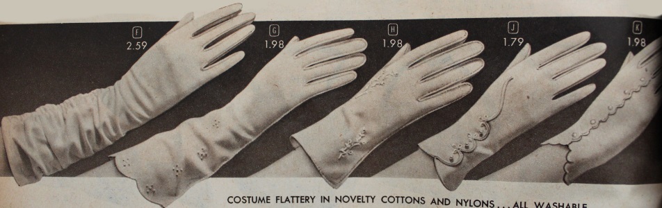 1957 cotton gloves