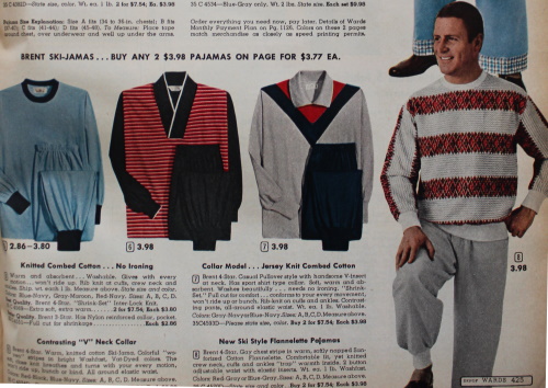 1950s Men's Pajamas and Loungewear