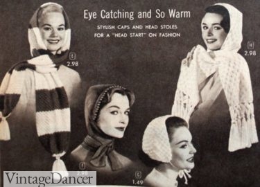 1957 stripe knit scarf