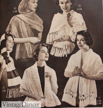 1957 Knit Winter Shawls