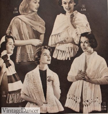 1957 large knit scarves