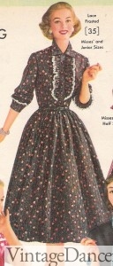 Late 50's Bell Shape Dress