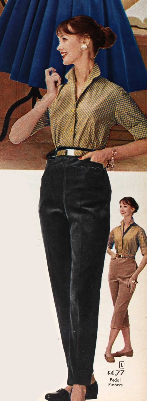 1950s capri pants outfit