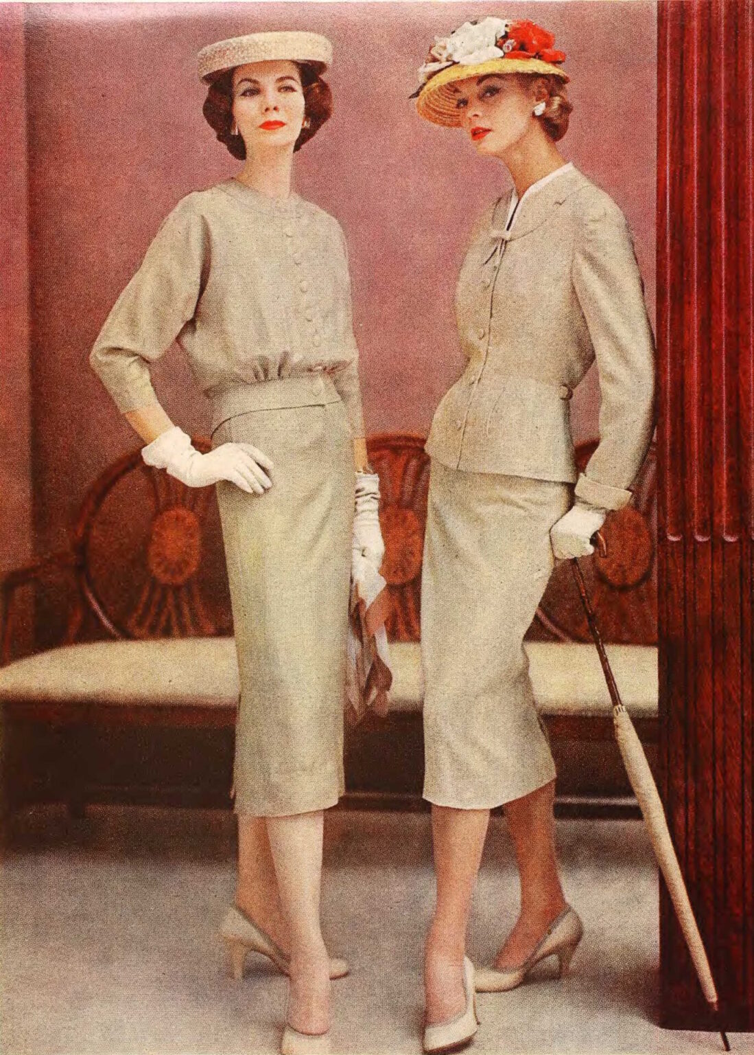 1950s Womens Suits History and Pictures