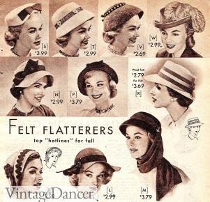1950s hats catalog flet