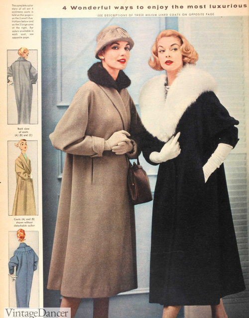 1950s coat styles