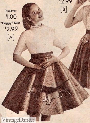 vintage poodle skirts