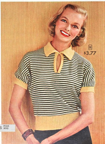 1950s polo shirt