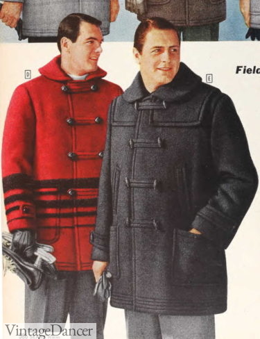 1957 men's toggle coat