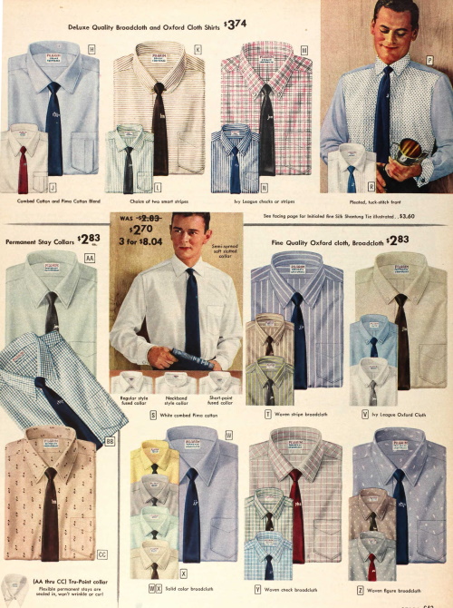 1950s mens dress shirts