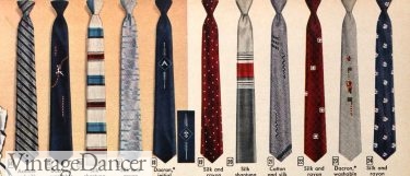 Men's Ties History of the 1920s to 1970s