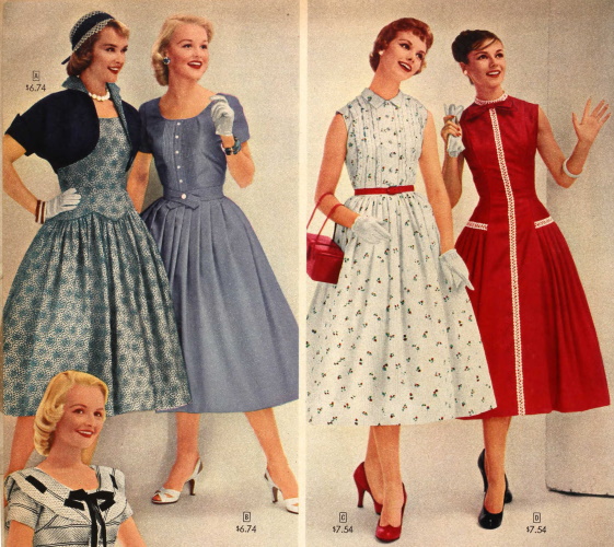 1957 teen fashions