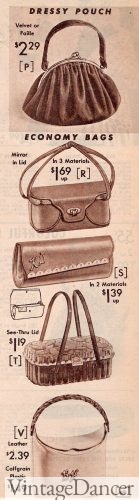 1957 Purse Style. Aren't they fabulous?