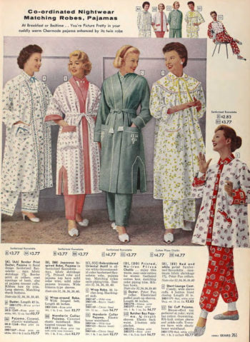 1950s Sleepwear, Loungewear History and Shopping Guide