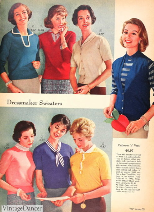 1950s Tops and Blouse Styles | 50s Fashion History