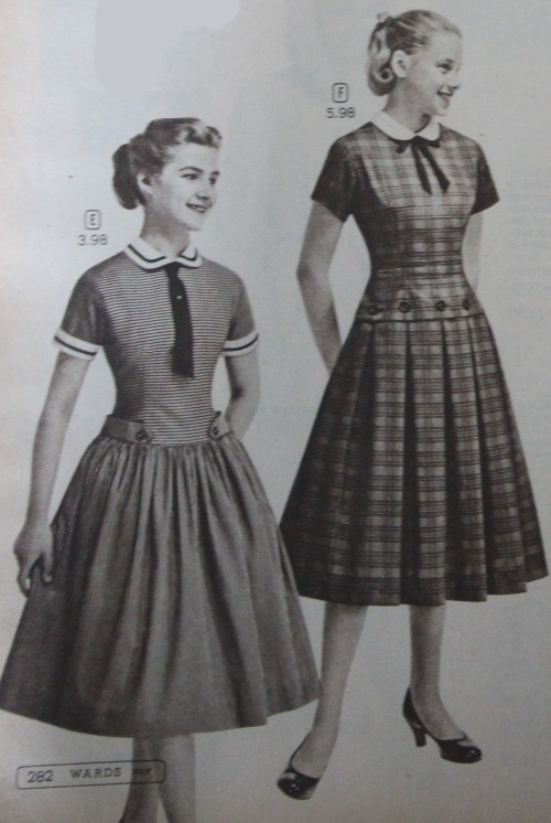 1950s Teenager Fashions - Girls' Fashion Trends and Clothing Styles