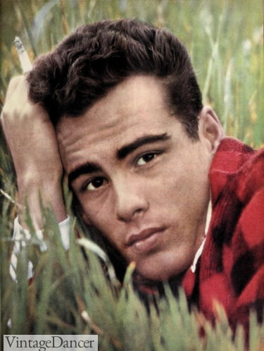 1950s mens hairstyles 1958 Dean Stockwell