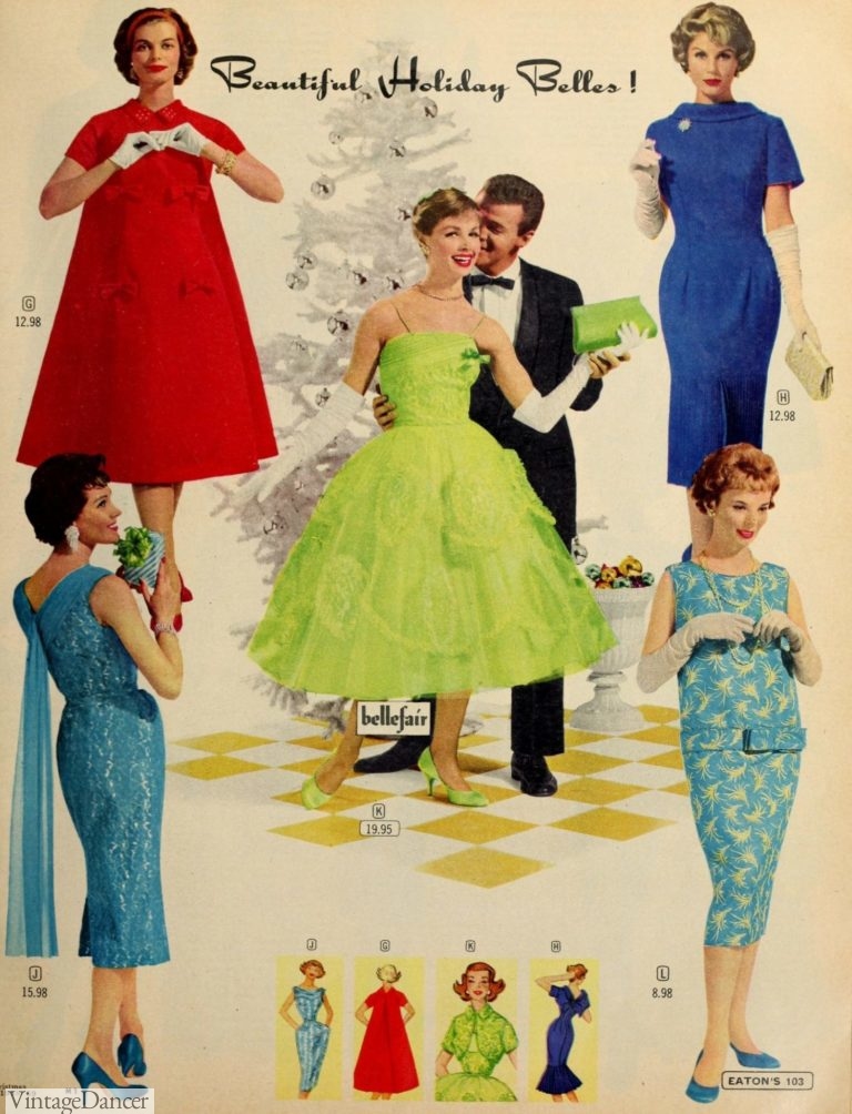 1950s History Of Prom Party Evening And Formal Dresses 4019