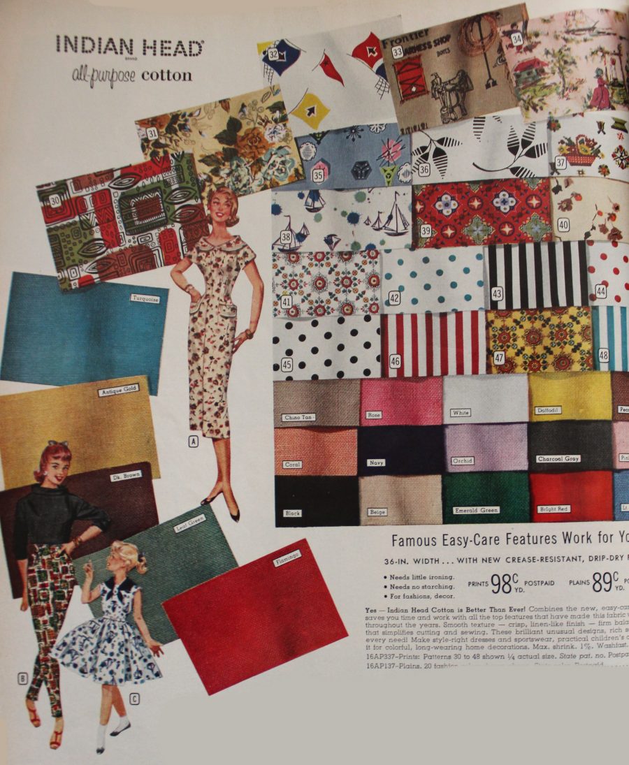 1950s Fabrics & Colors in Fashion